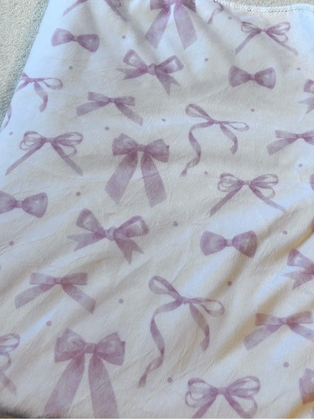 Coquette Ribbon Toddler/Baby Blanket